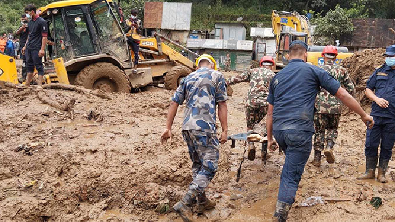 झ्याप्ले खोला पहिरो अपडेटः आज मात्रै २१ जनाको शव भेटियो, मृतकको सङ्ख्या ३५ पुग्यो