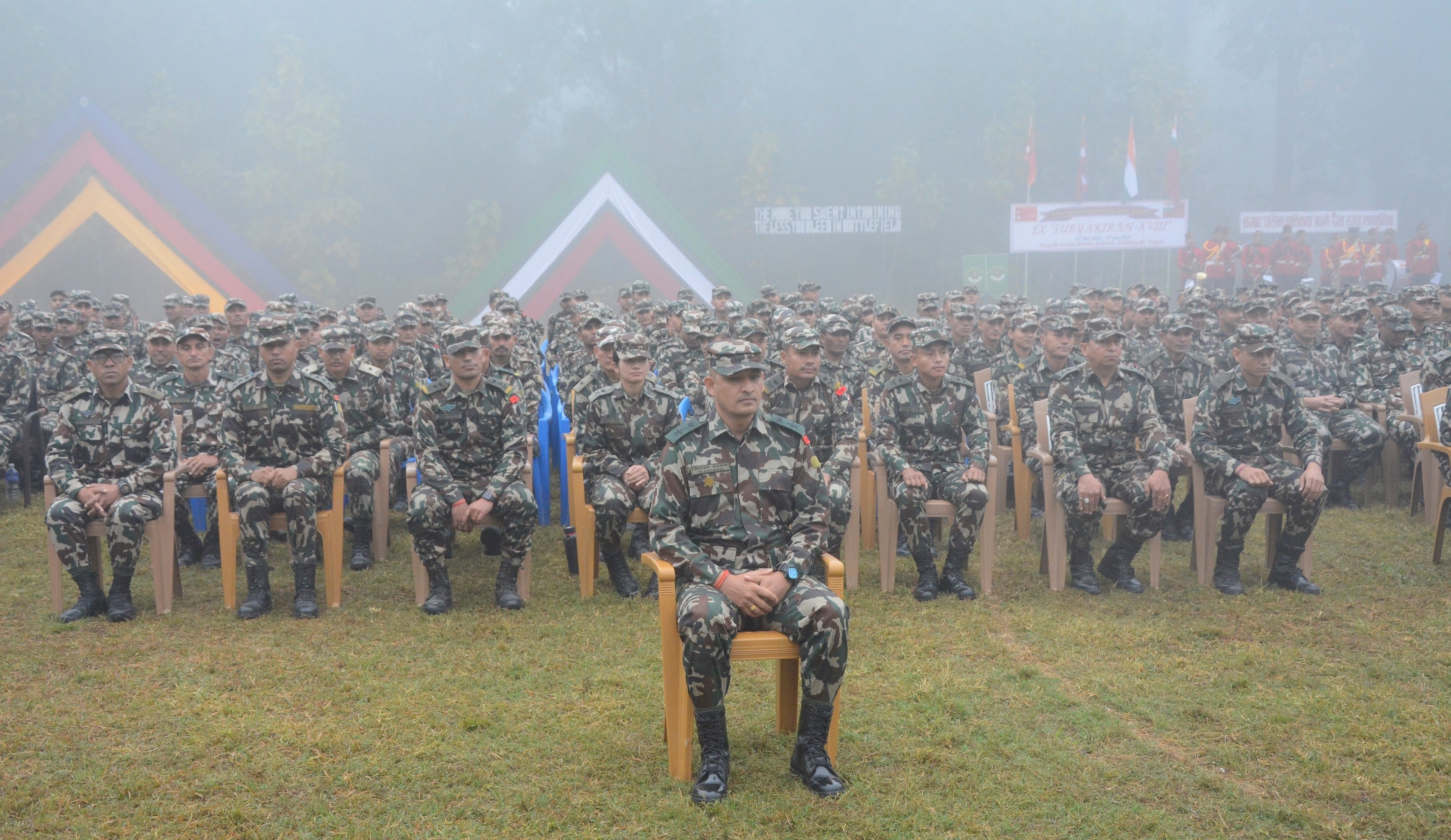 नेपाली सेना र भारतीय सेनाबीच संयुक्त सैनिक अभ्यास