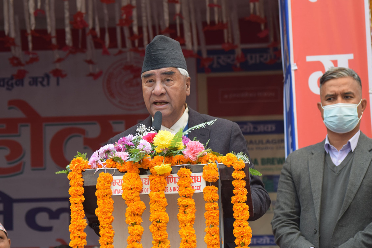  Deuba highlights role of ex-servicemen in strengthening democracy