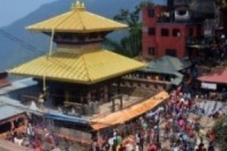 मनकामना मन्दिर  दर्शनार्थीको सङ्ख्या बढ्दै