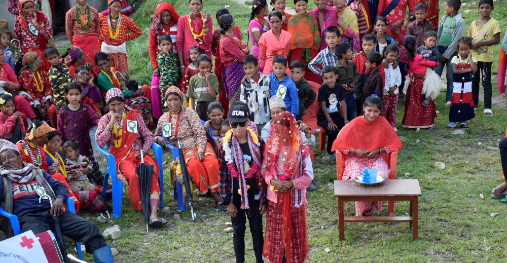 बाजुराको खप्तड छेडेदहमा बालविवाह विरुद्ध नाटक