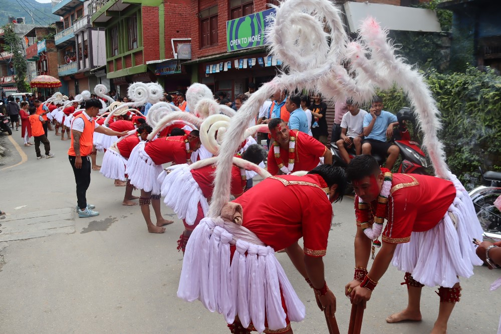 रावणलाई जितेको खुसियालीमा नाचिन्छ हनुमान नाच