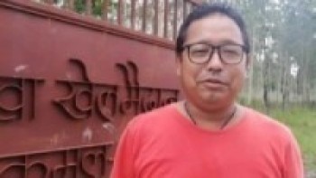 झापाको केर्खा खेल मैदान निर्माण अन्तिम चरणमा - अध्यक्ष थेबे