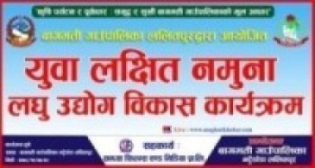 वागमती गाउँपालिकामा युवा लक्षित नमुना लघु उधोग विकास कार्यक्रम हुदै