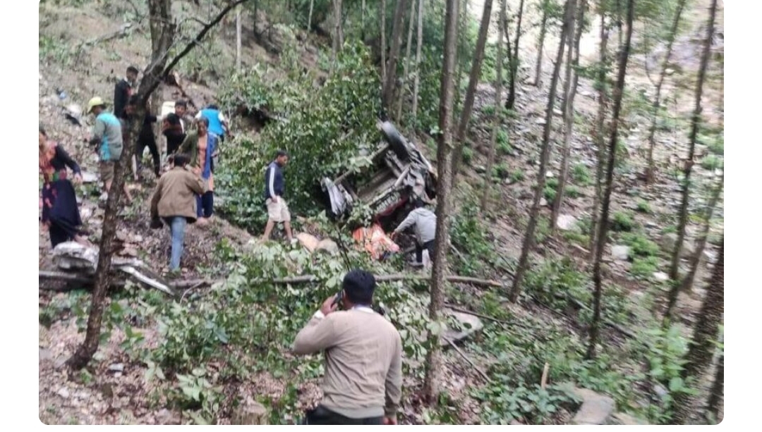 रोल्पाको माडीमा जिप दुर्घटना हुँदा ७ जनाको मृत्यु