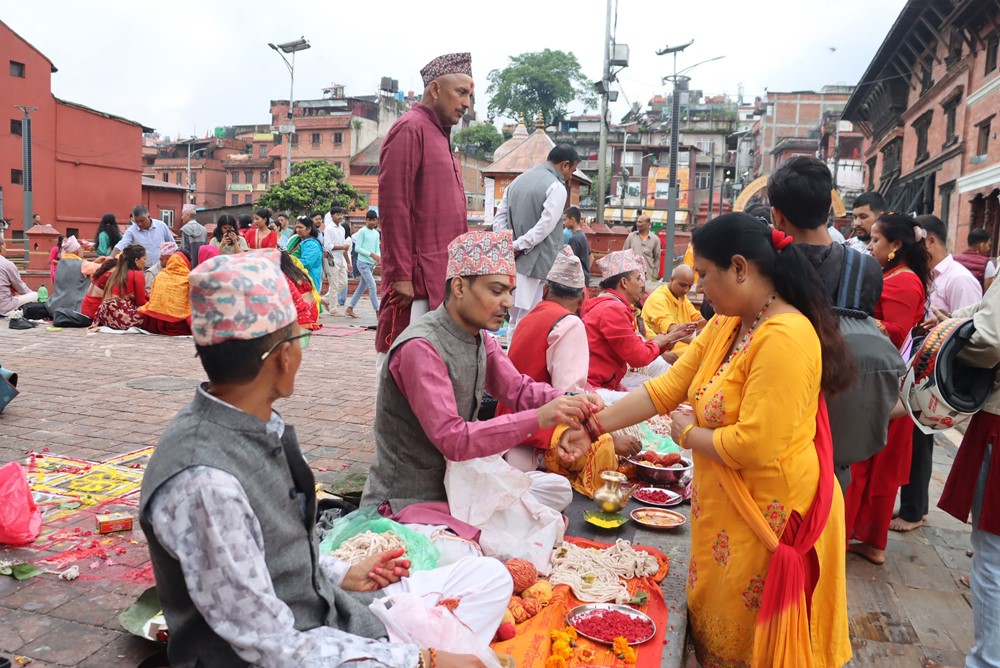 श्रावण शुक्ल पूर्णिमाः मनाइयो ऋषितर्पणी, रक्षाबन्धन र जनैपूर्णिमा पर्व