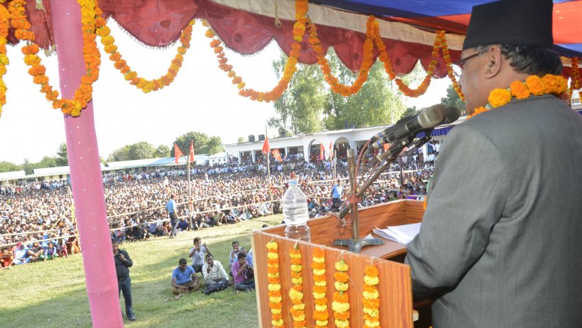 हिमाल, पहाड र तराईलाई एउटै मालामा उन्नेछु, ‘प्रधानमन्त्री’