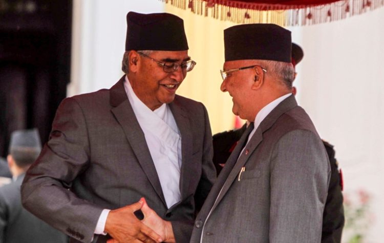 Sher-Bahadur-Deuba-and-KP-Sharma-Oli-Handshake-3 - Copy