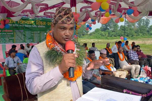 बाल बाटिका क्रिकेट लिग उद्घाटन हुँदै