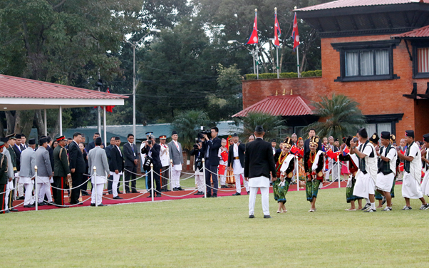 यसरी भब्य स्वागत गरियो चिनियाँ राष्ट्रपतिलाई (फोटो सहित)