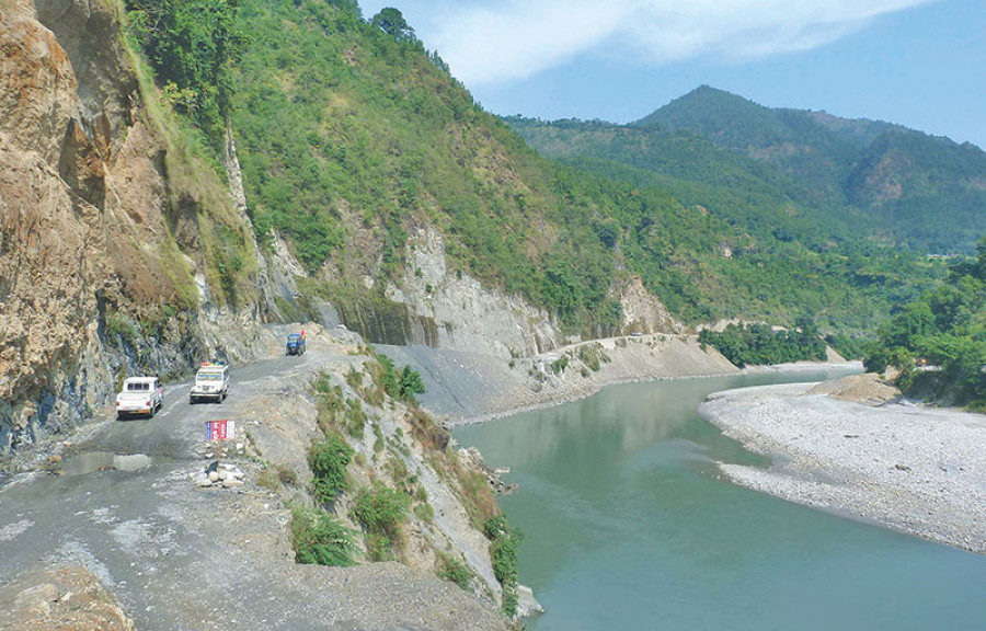 कालीगण्डकी करिडोरको काम अलपत्र  